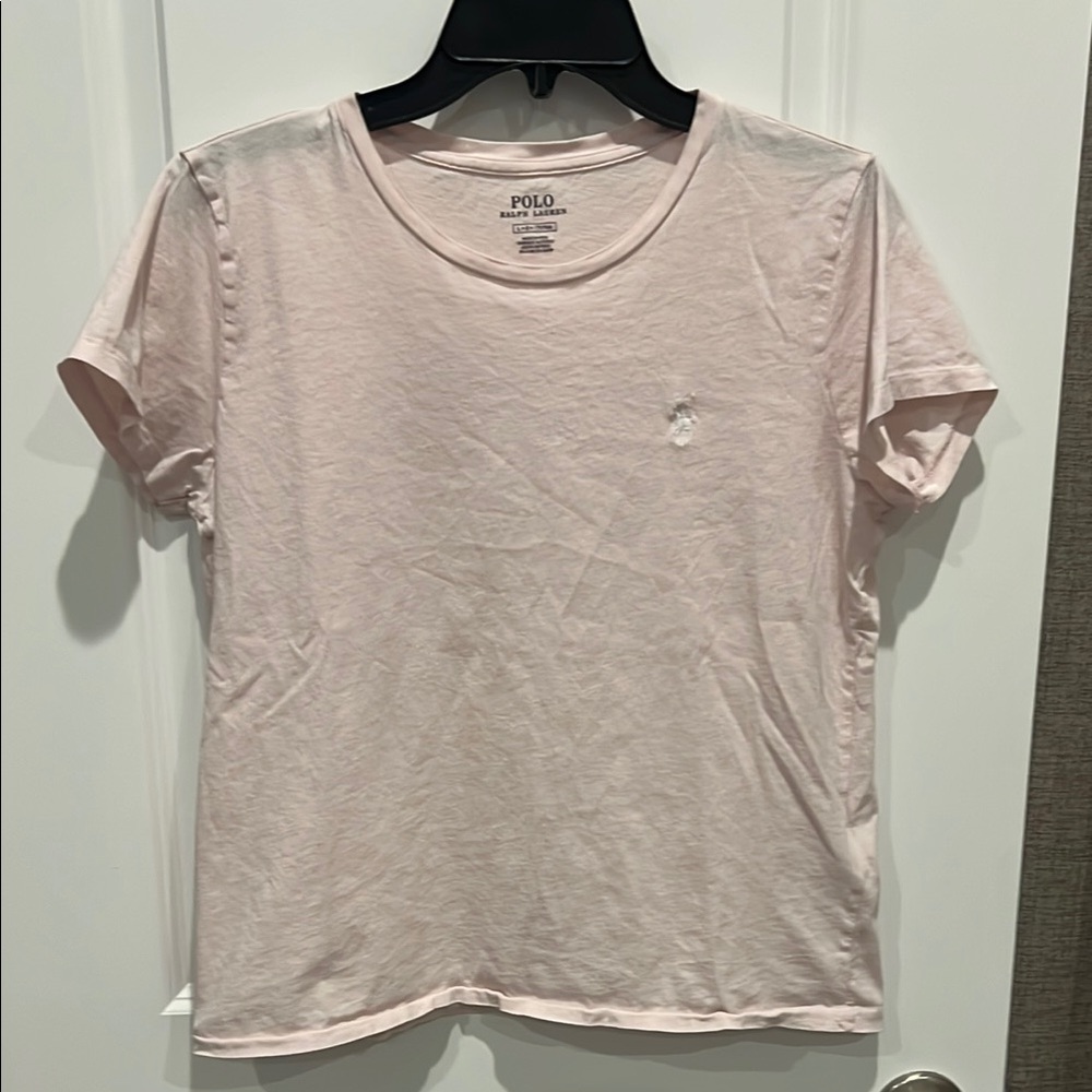 Polo by Ralph Lauren Women's Pink T-Shirt